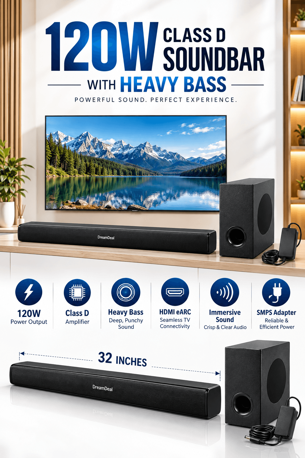 Sound Bar 4x4