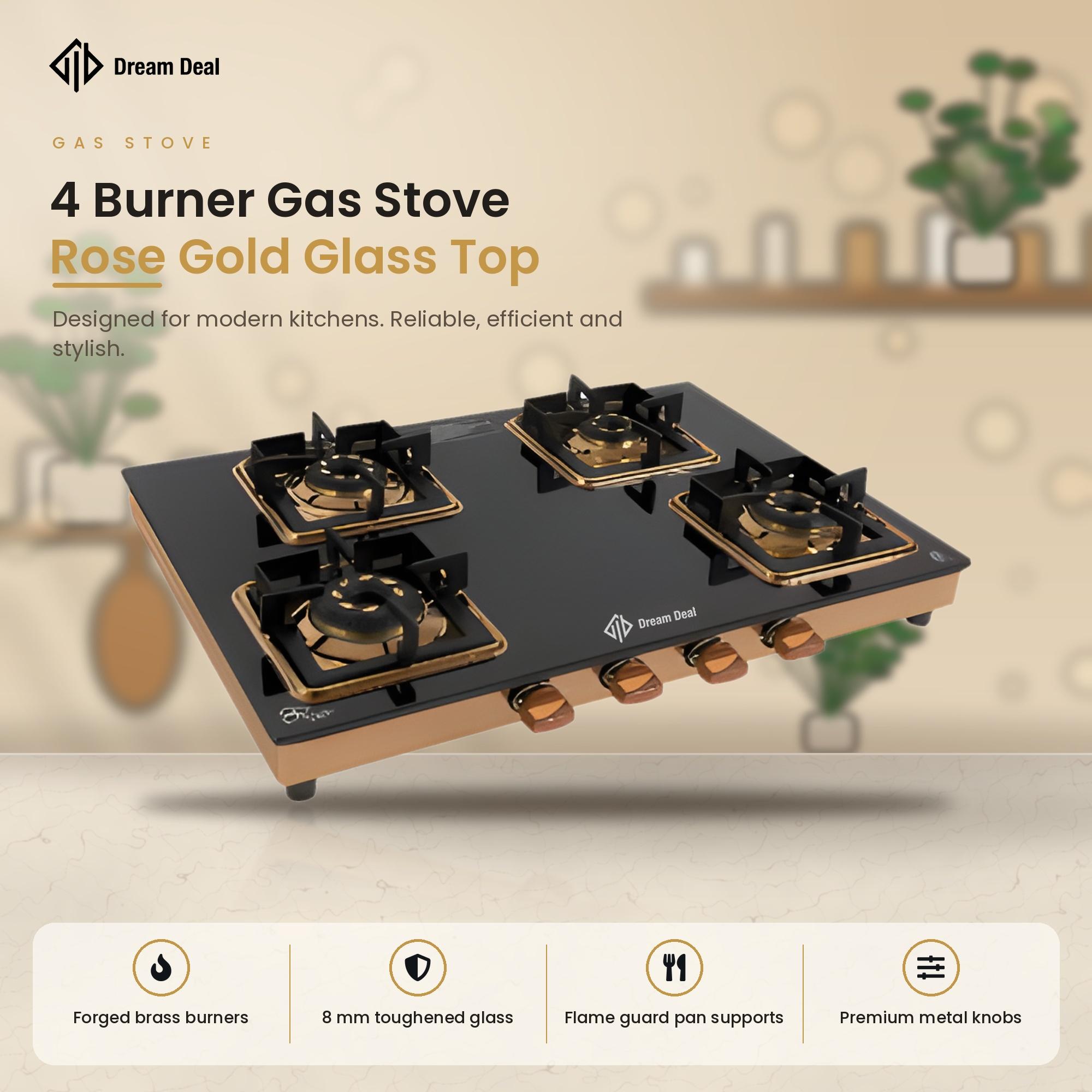 4 burnor gas stove