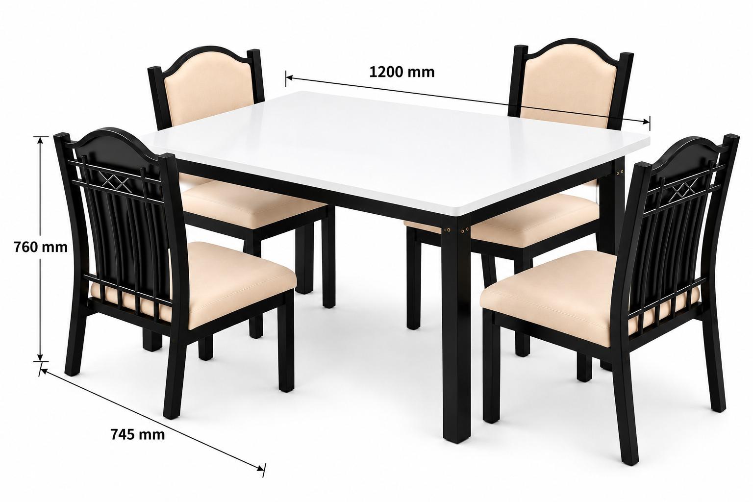 4 Seater Dining Table