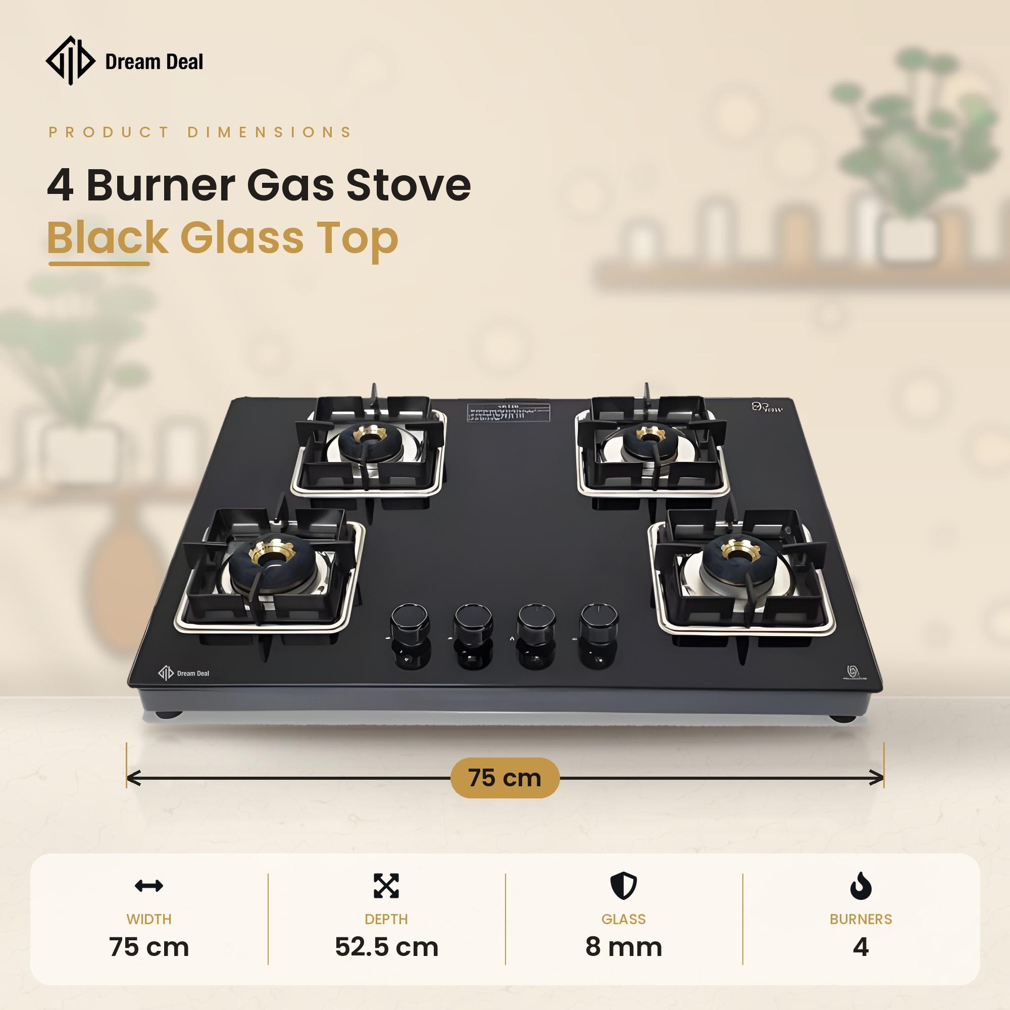 4 burnor gas stove