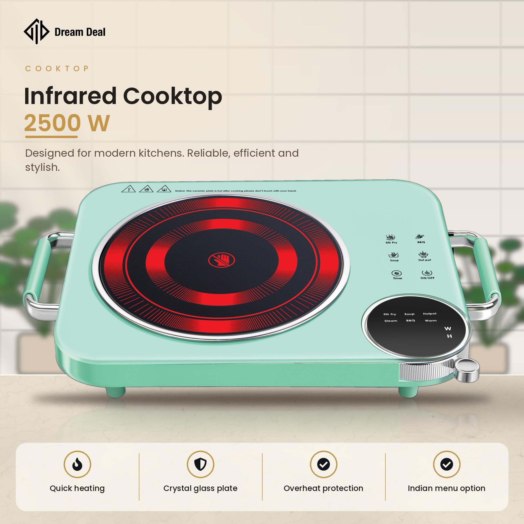 Infrared Cooktop 2500W Green