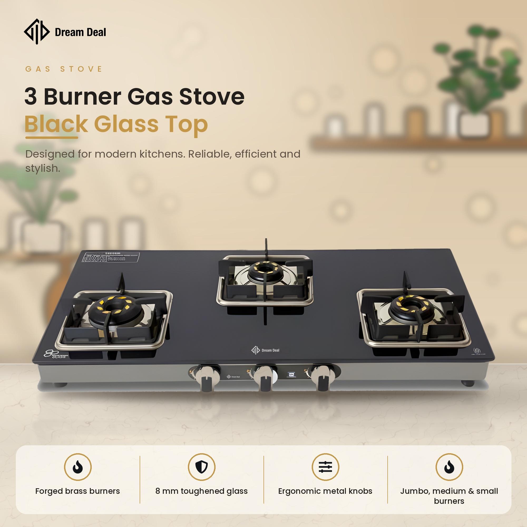 3 burnor gas stove